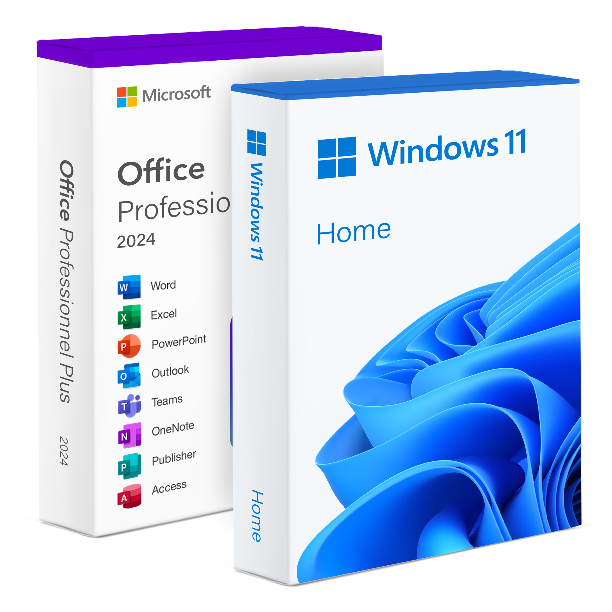 Microsoft Office 2024 Pro Plus + Windows 11 Famille (Home)